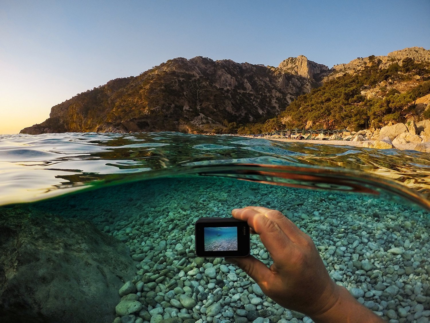 Standard avec carte SD de 64 Go-GoPro-Caméra d'action ultra HD, 30fps,  casque sous-marin, étanche, écran 2.0 - Cdiscount Appareil Photo